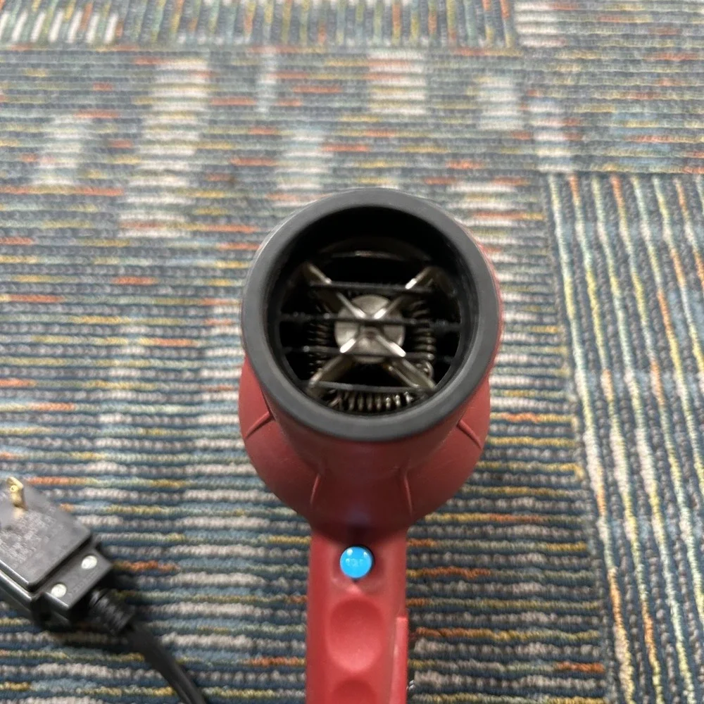 BaBylissPRO Superturbo Hair Dryer Red Salon BAB307 Professional 2000W